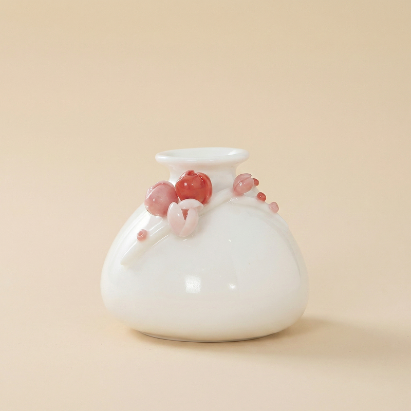 Vases en céramique fleurs de prunier