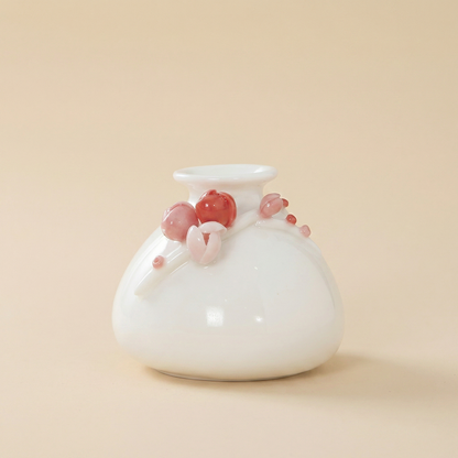 Vases en céramique fleurs de prunier