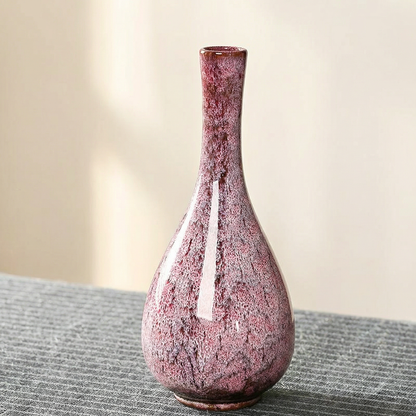 Vases en céramique effet craquelé