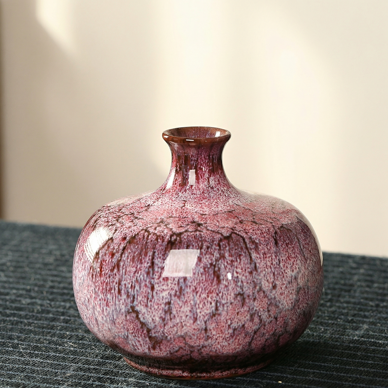 Vases en céramique effet craquelé