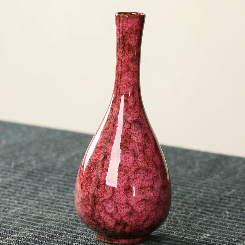 Vases en céramique effet craquelé
