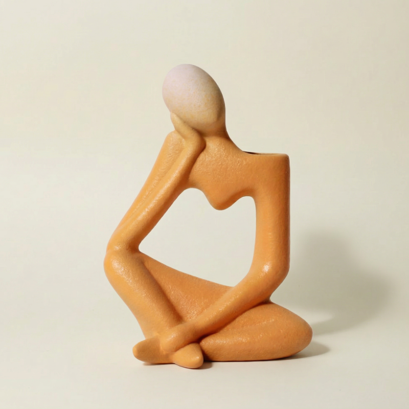 Vases décoratifs sculpturaux en céramique
