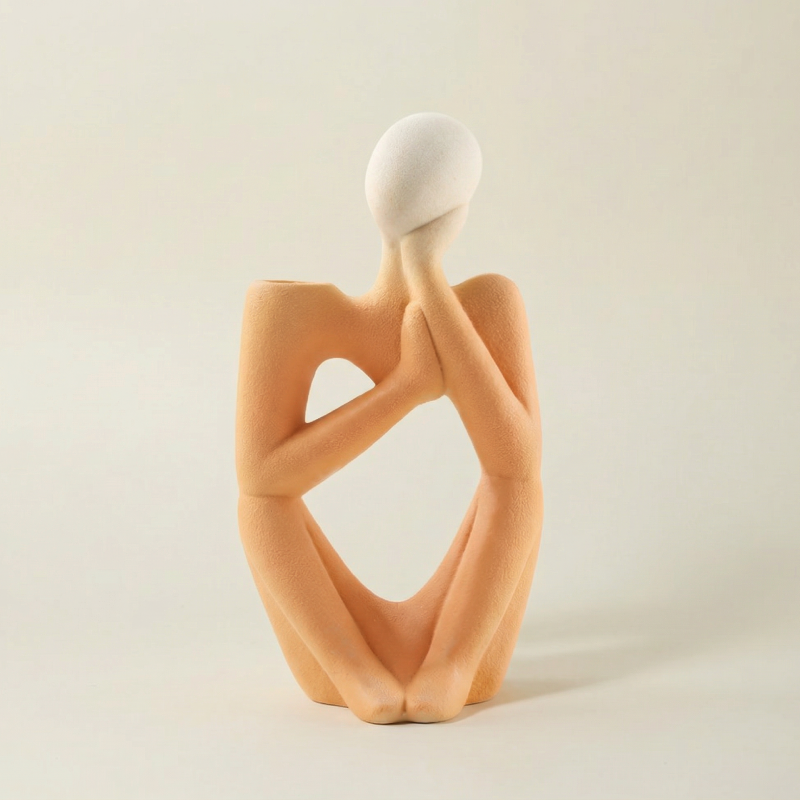Vases décoratifs sculpturaux en céramique