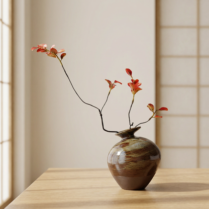 Vase céramique texturée modèle C lifestyle