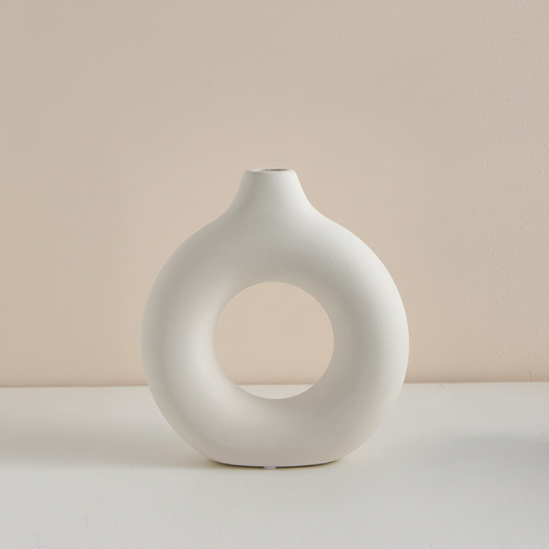 Vases donut en plastique – Design décoratif moderne L'univers-du-vase
