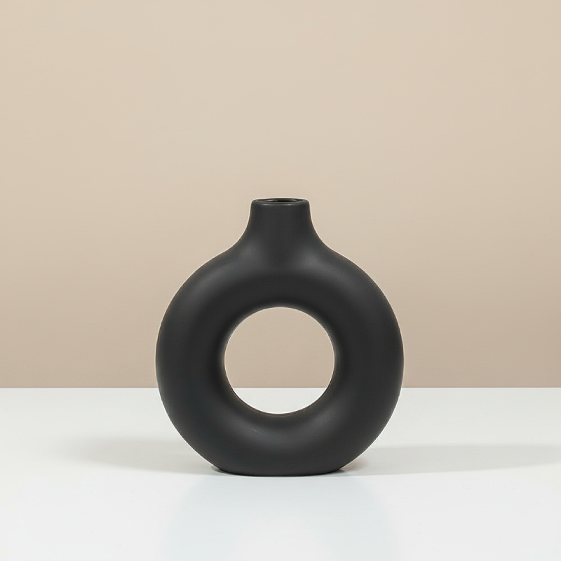 Vases donut en plastique – Design décoratif moderne L'univers-du-vase