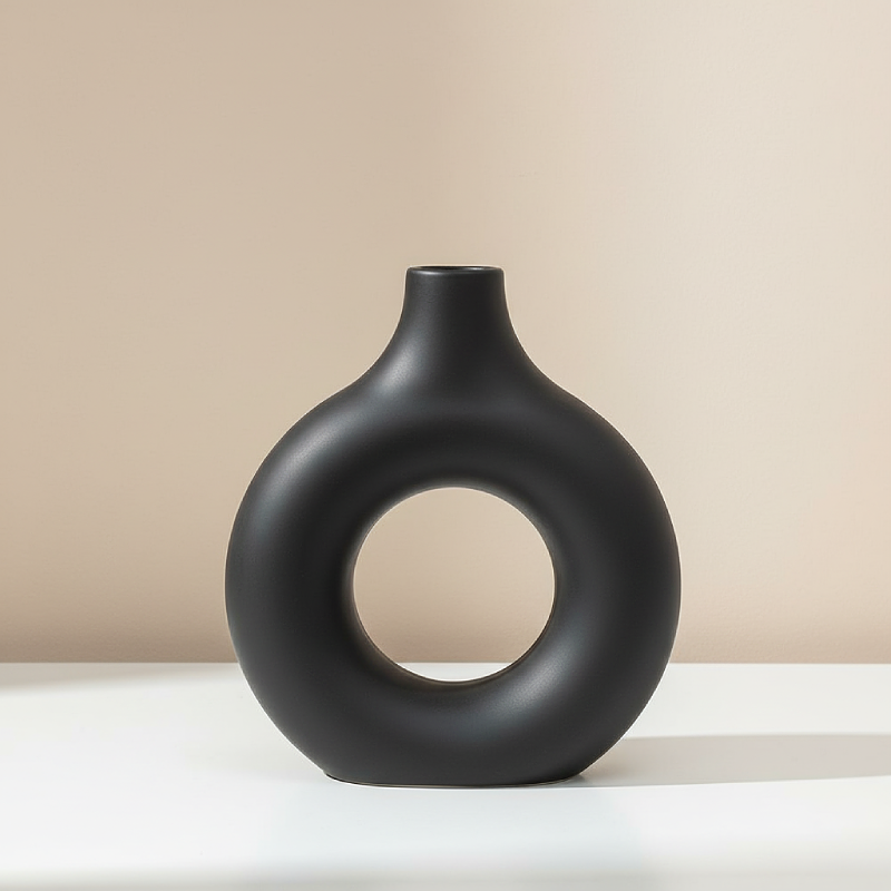 Vases donut en plastique – Design décoratif moderne L'univers-du-vase