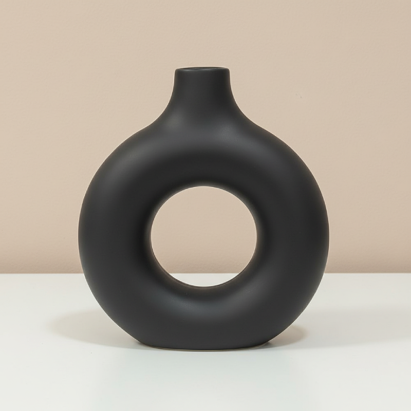 Vases donut en plastique – Design décoratif moderne L'univers-du-vase