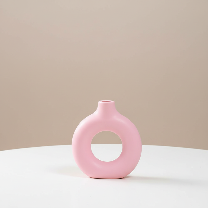 Vases donut en plastique – Design décoratif moderne L'univers-du-vase