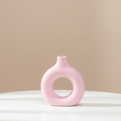 Vases donut en plastique – Design décoratif moderne L'univers-du-vase