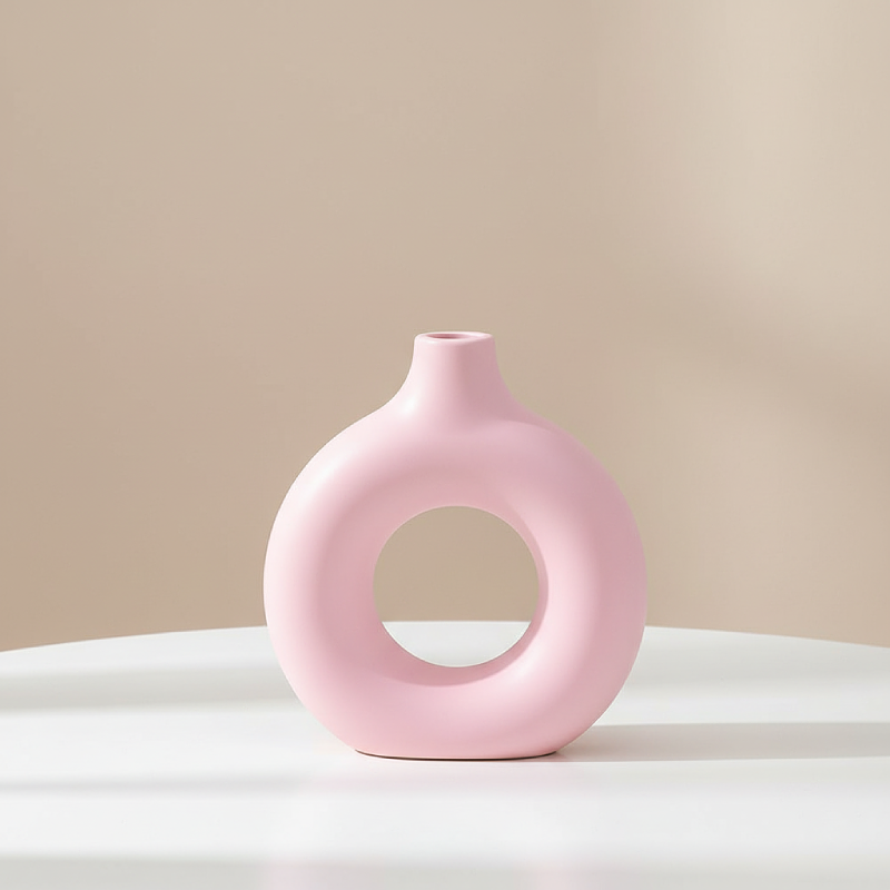 Vases donut en plastique – Design décoratif moderne L'univers-du-vase