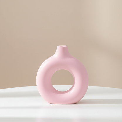 Vases donut en plastique – Design décoratif moderne L'univers-du-vase