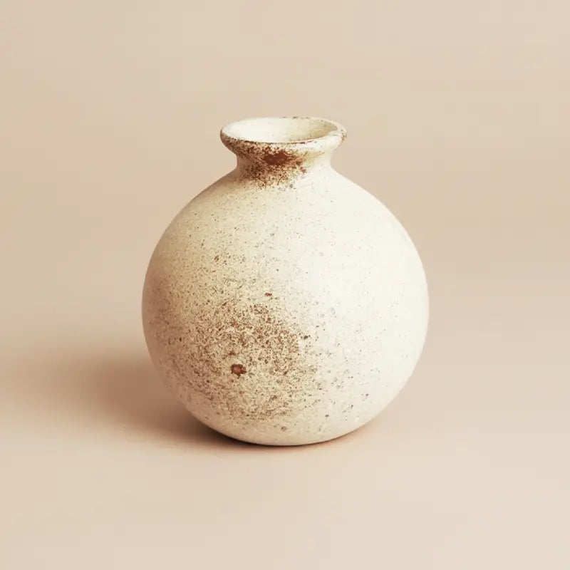 Vase en bois rétro bourse