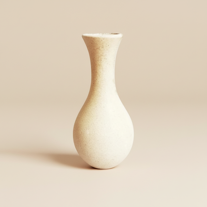 Vase en bois rétro goutte