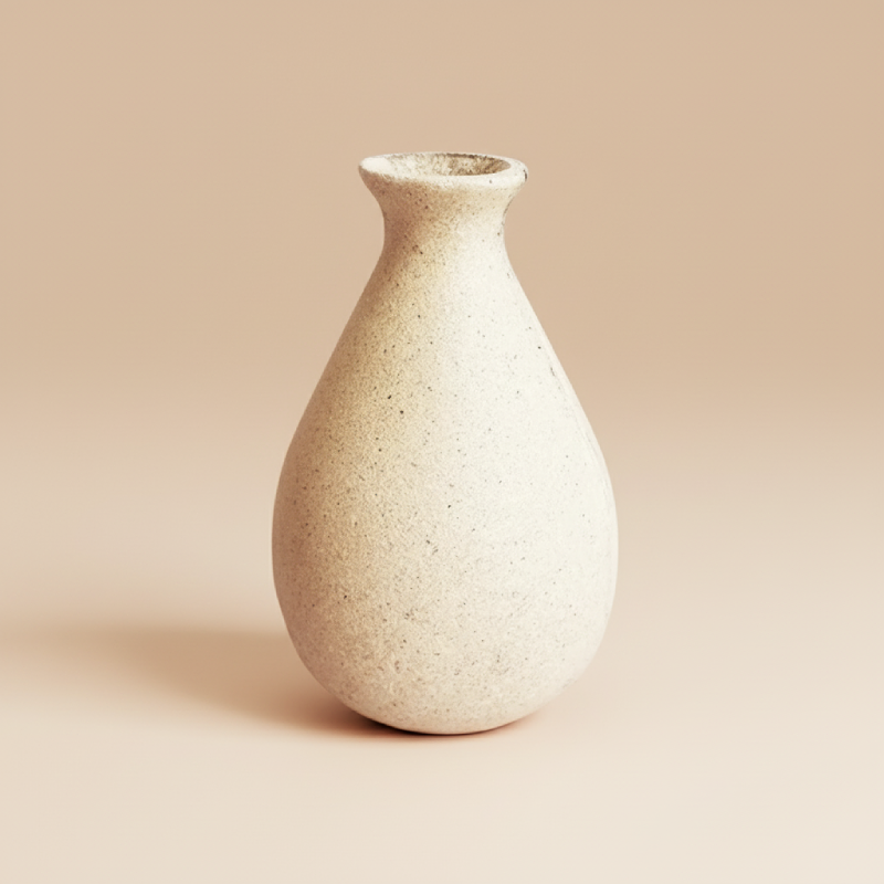Vase en bois rétro nordique