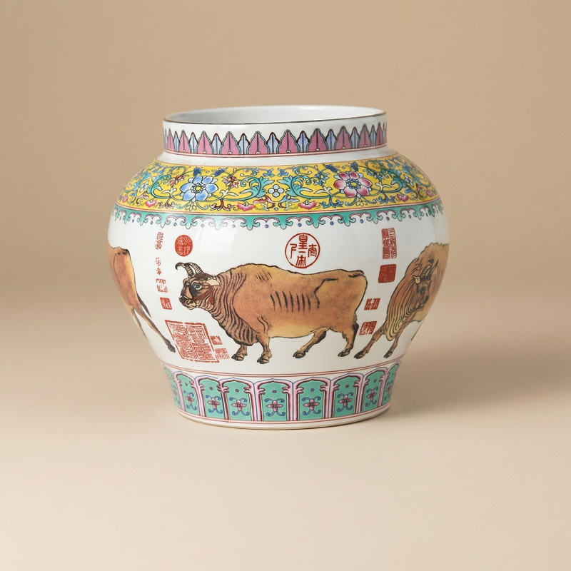 Vases en porcelaine décorative – Motifs asiatiques, paysages et design intemporel L'UNIVERS DU VASE