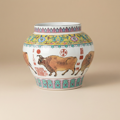 Vases en porcelaine décorative – Motifs asiatiques, paysages et design intemporel L'UNIVERS DU VASE