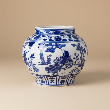 Vases en porcelaine décorative – Motifs asiatiques, paysages et design intemporel L'UNIVERS DU VASE