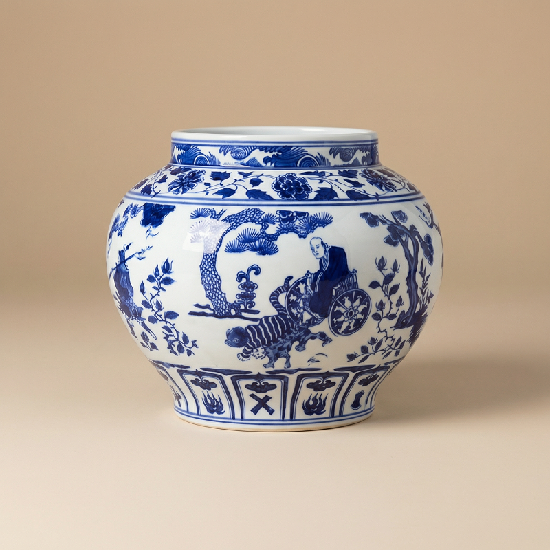 Vases en porcelaine décorative – Motifs asiatiques, paysages et design intemporel L'UNIVERS DU VASE