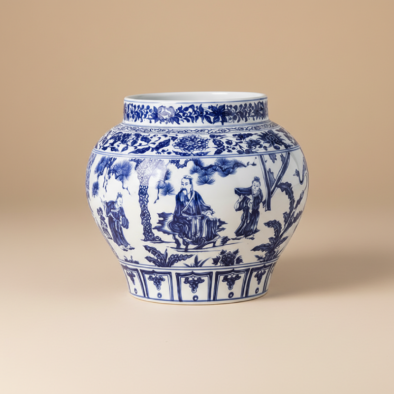 Vases en porcelaine décorative – Motifs asiatiques, paysages et design intemporel L'UNIVERS DU VASE