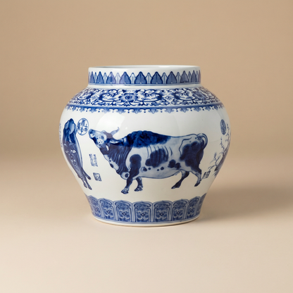 Vases en porcelaine décorative – Motifs asiatiques, paysages et design intemporel L'UNIVERS DU VASE