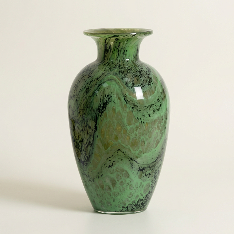 Vases en verre marbré – Design galbé et élégance contemporaine L'UNIVERS DU VASE