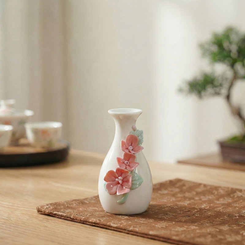 Vases en céramique fleurs de cerisier