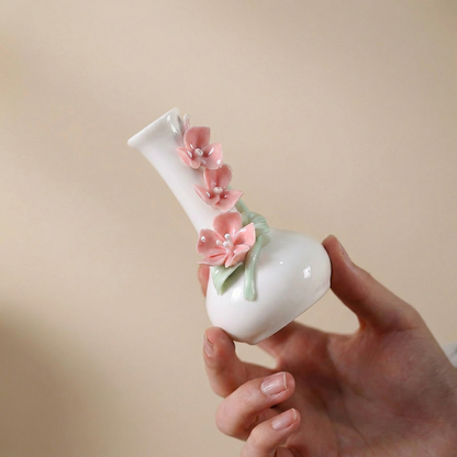 Vases en céramique fleurs de cerisier
