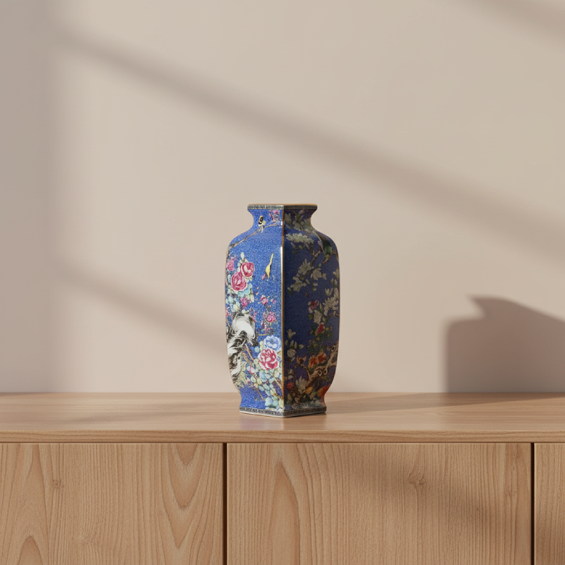 Vases en céramique chinoise – Motifs floraux et oiseaux décoratifs L'univers-du-vase
