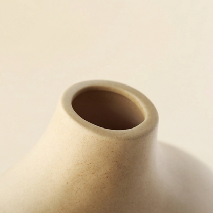 Vases en céramique design circulaire