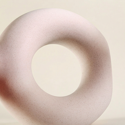 Vases en céramique design circulaire