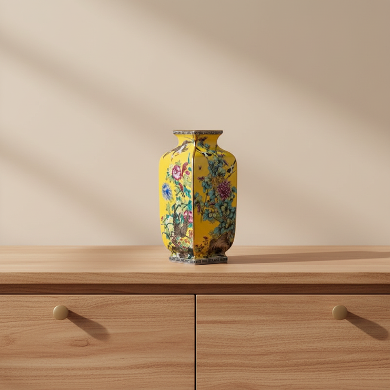 Vases en céramique chinoise – Motifs floraux et oiseaux décoratifs L'univers-du-vase