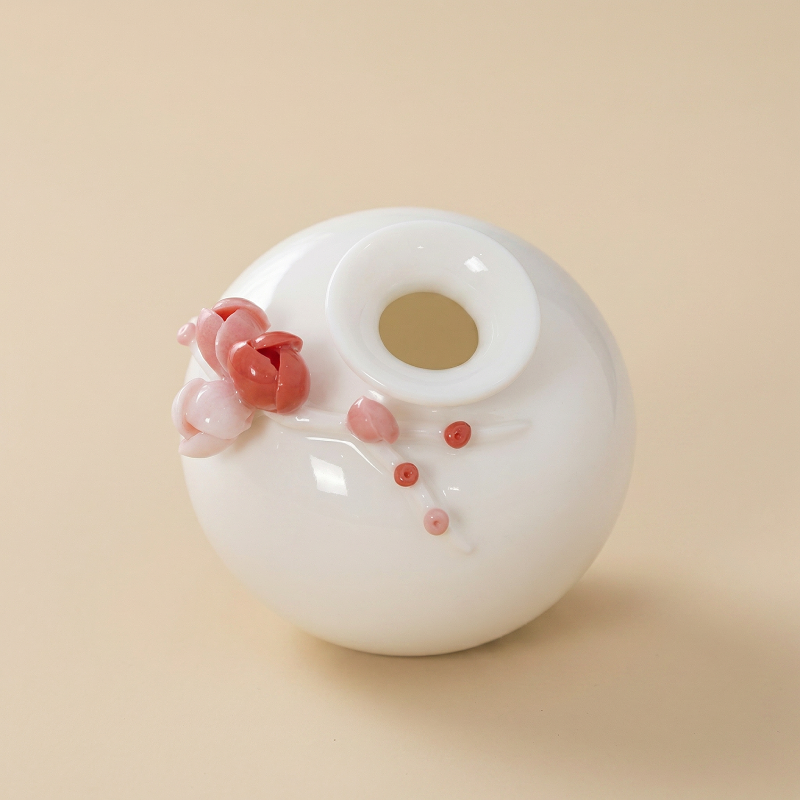 Vases en céramique fleurs de prunier