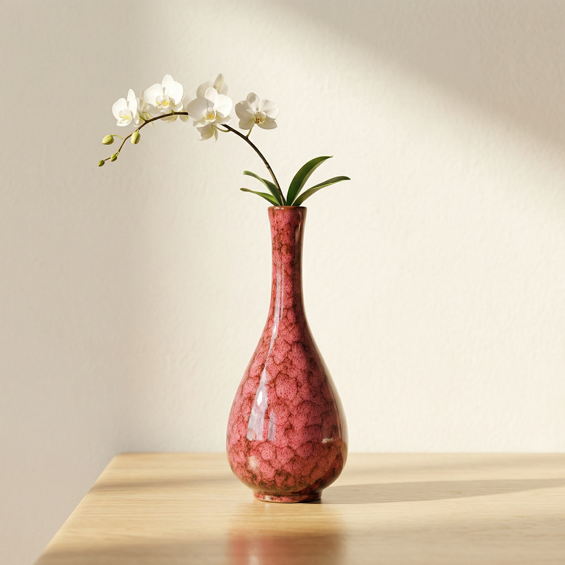 Vases en céramique effet craquelé