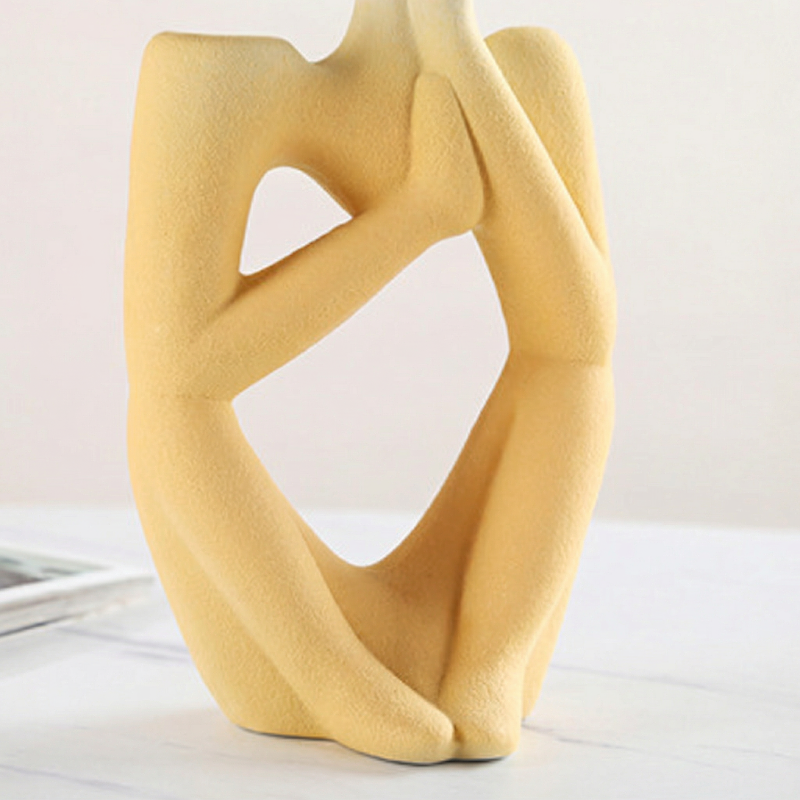 Vases décoratifs sculpturaux en céramique