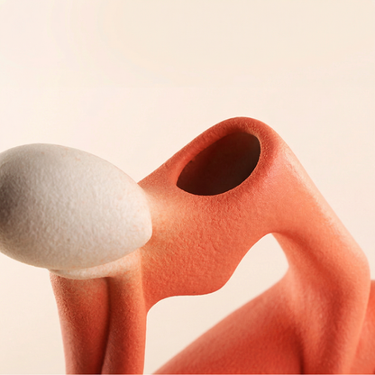 Vases décoratifs sculpturaux en céramique