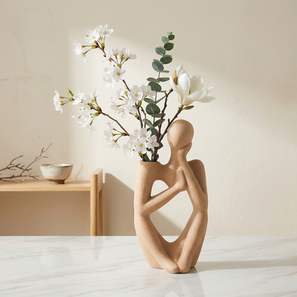 Vases décoratifs sculpturaux en céramique