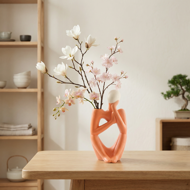 Vases décoratifs sculpturaux en céramique