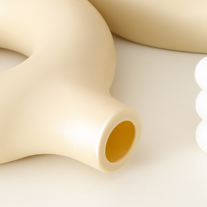Vases donut en plastique – Design décoratif moderne L'univers-du-vase