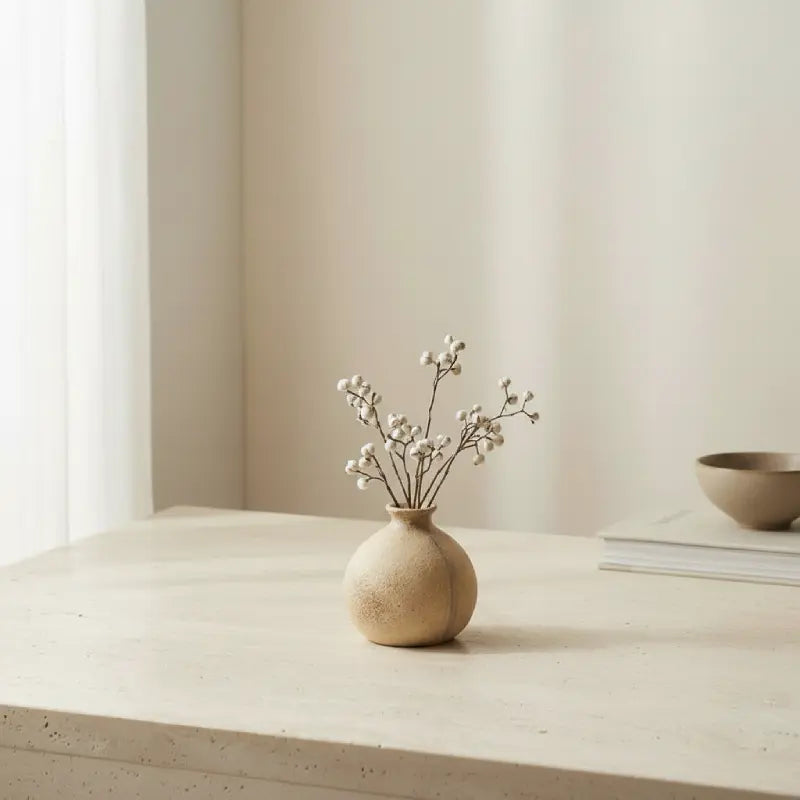 Vase en bois rétro bourse L'univers-du-vase