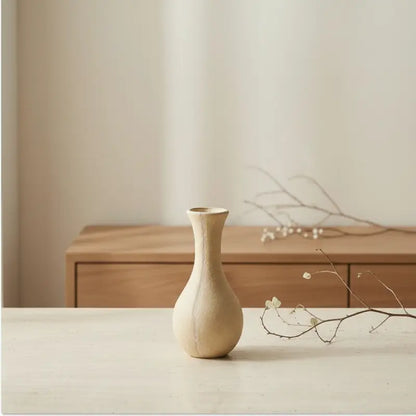 Vase en bois rétro goutte L'univers-du-vase