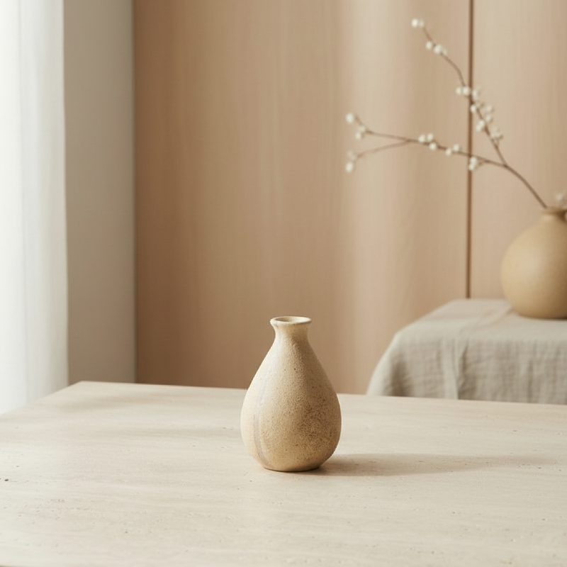 Vase en bois rétro nordique L'univers-du-vase