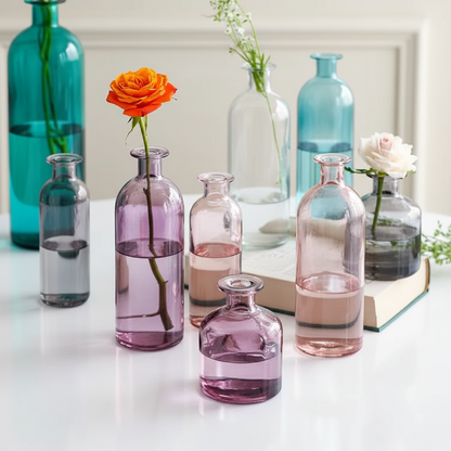 Vases verre minimaliste contemporain lifestyle