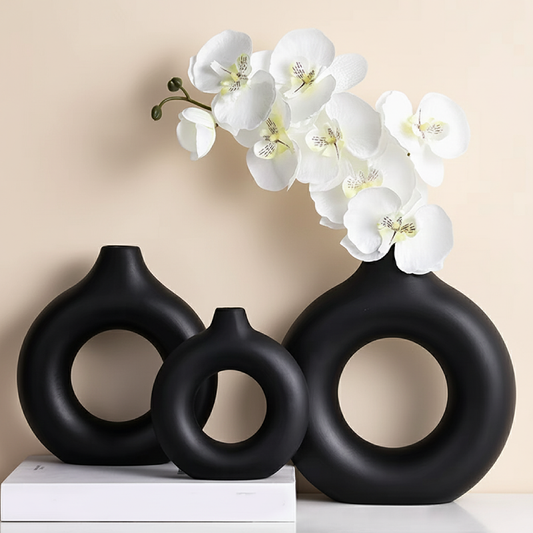 Vases donut en plastique – Design décoratif moderne L'univers-du-vase