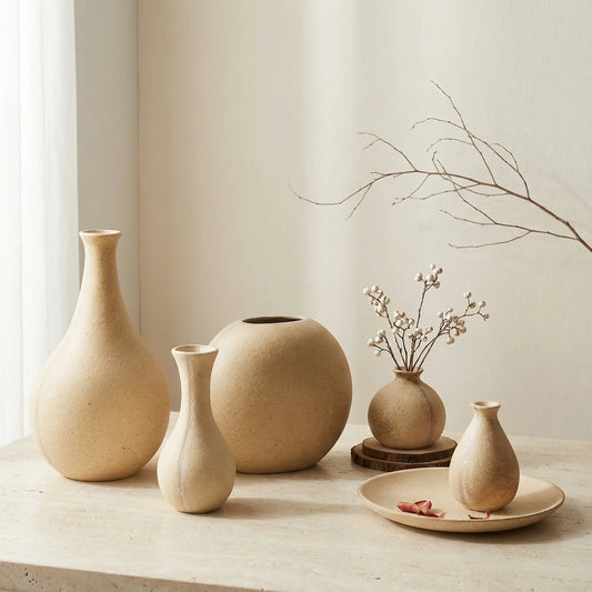 Vase en bois rétro bourse L'univers-du-vase