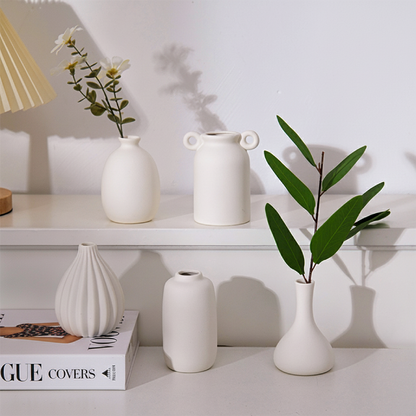 Vases en céramique blanche – Design minimaliste et contemporain L'univers-du-vase
