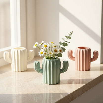 Vases cactus en plastique – Design décoratif moderne L'univers-du-vase