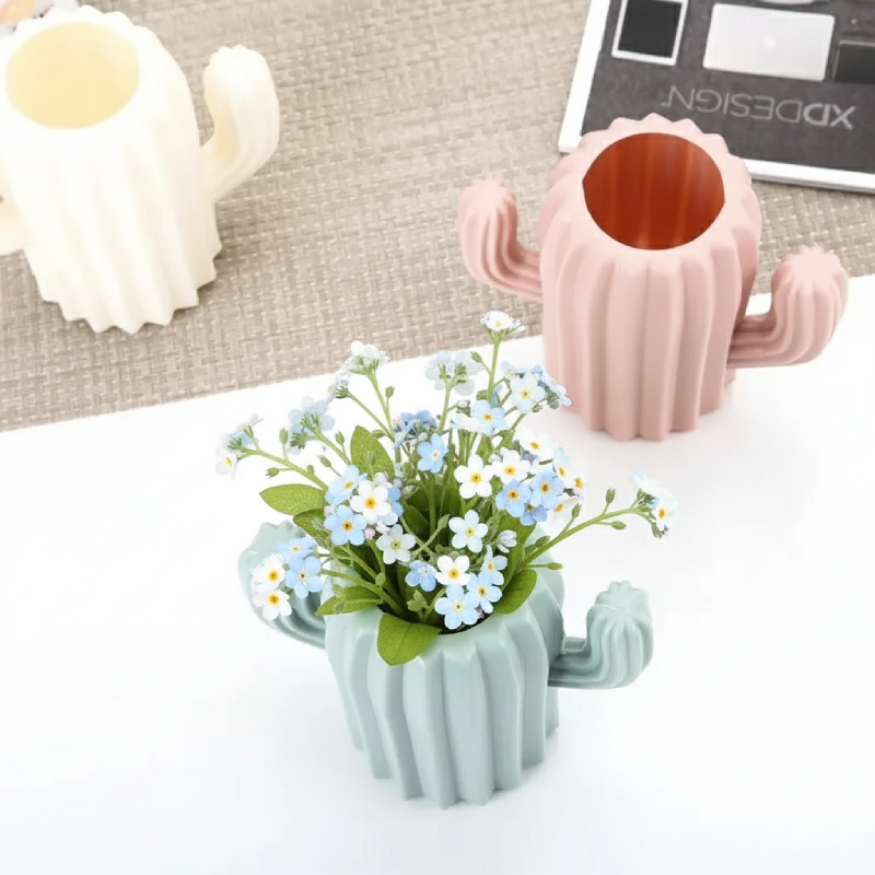 Vases cactus en plastique – Design décoratif moderne L'univers-du-vase