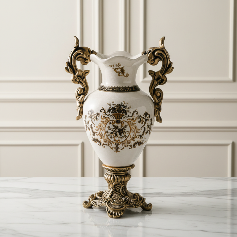 Vases décoratifs à double anses – Style classique européen raffiné L'univers-du-vase