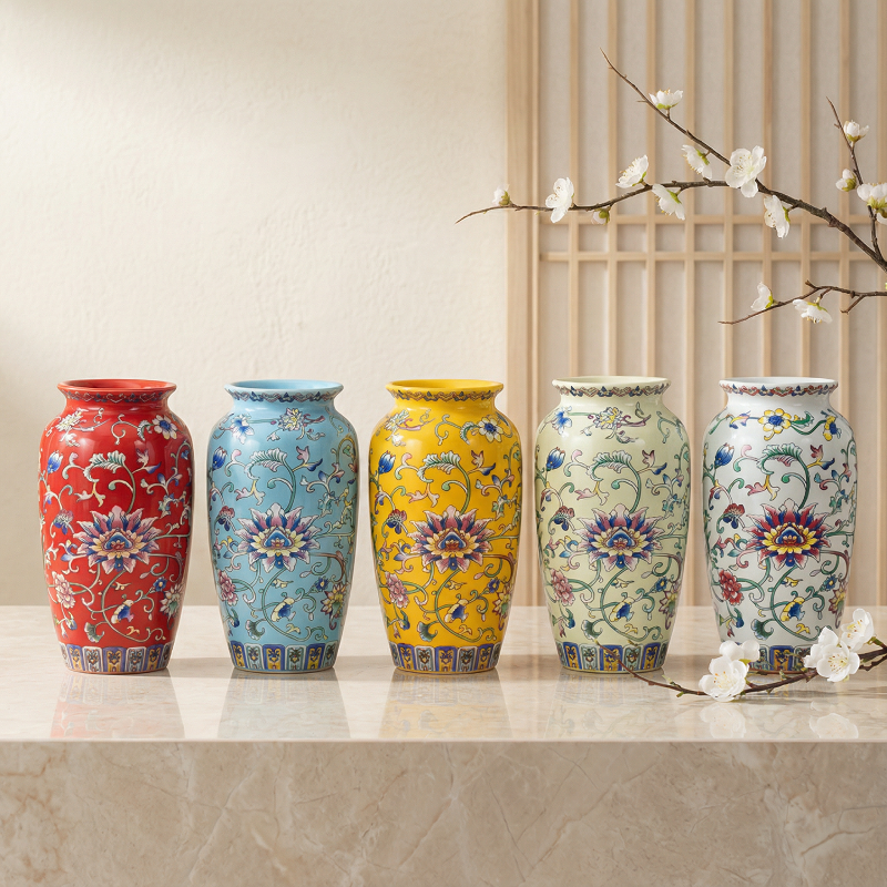 Vases en céramique florale asiatique – Décoration élégante et raffinée L'UNIVERS DU VASE